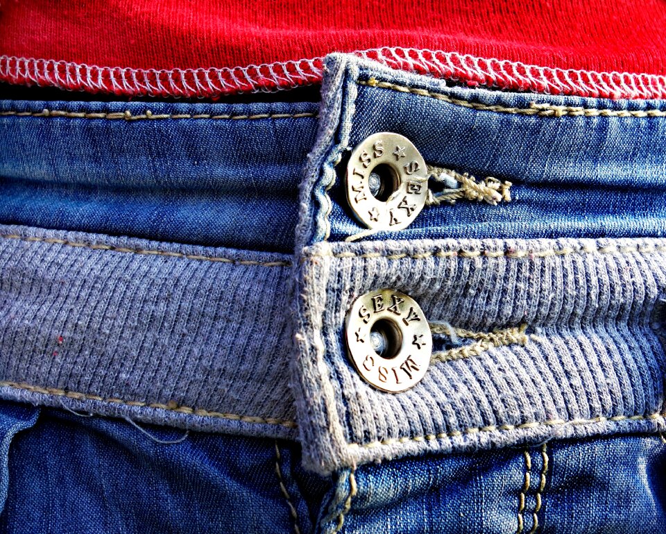 Denim trousers pants