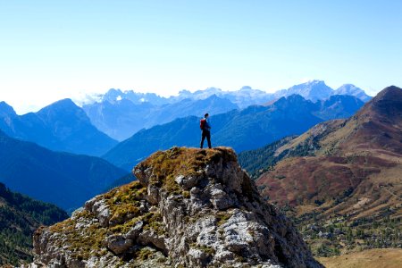 Italy, Passo di giau, Valley photo