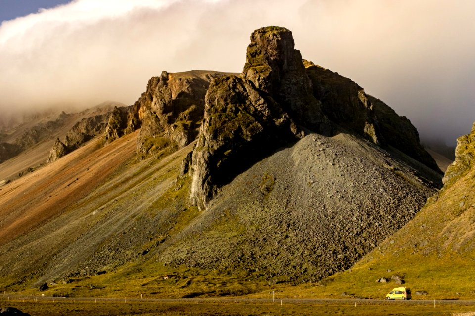 Icel, Stokksnes, Mountain