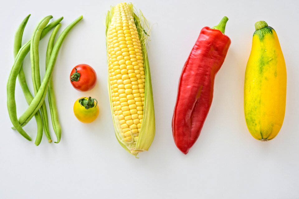Healthy cooking organic foods pepper