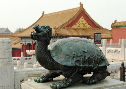 Statue turtle decoration