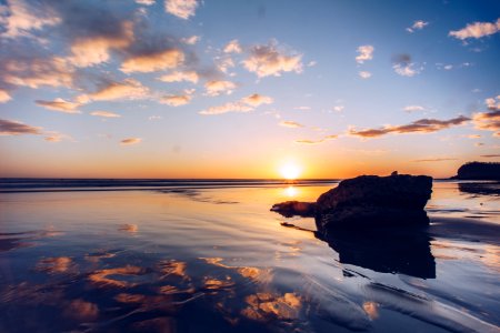 Ocean, Sunset, Nicaragua