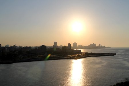 Cuba, Havana, Sunset