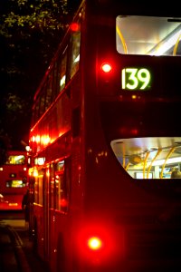 Red, Double bus, Bus photo