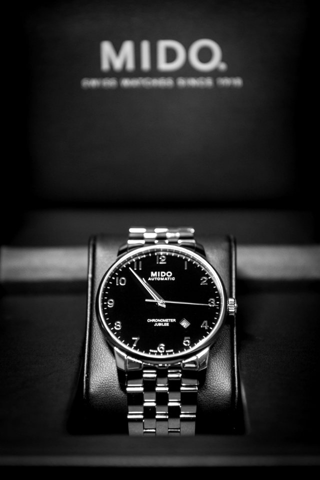 Watch, Black, Steel