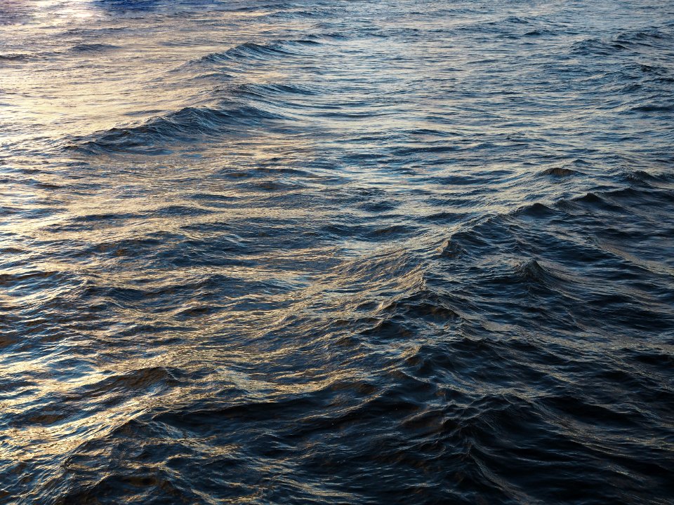 Sunrise, Evening, Waves