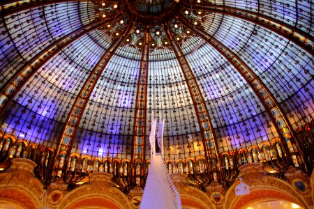 Galeries lafayette haussmann, Paris, France