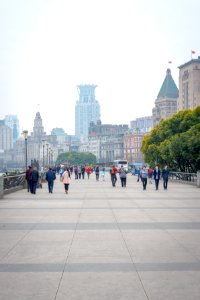 China, The bund, Crowd