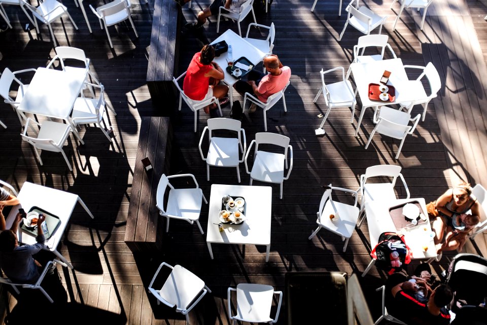 Afternoon, Summer, Cafe