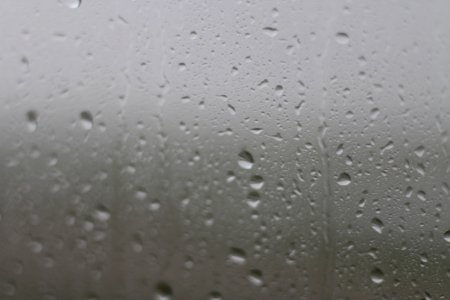 Rainfall on a window.