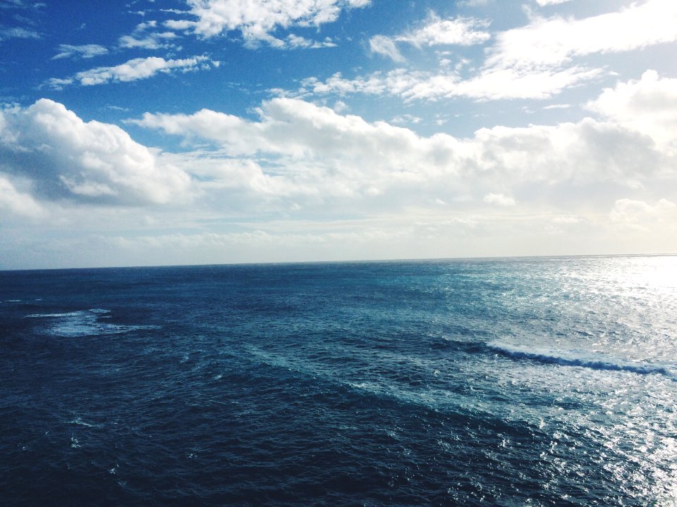Bermuda, Waves, Blue