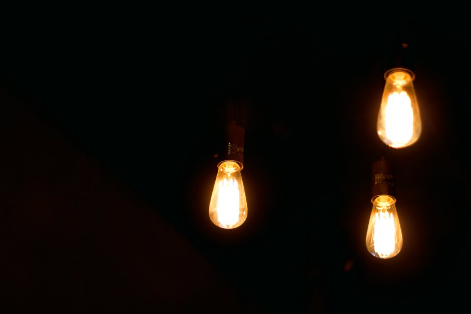 Bulbs, Dark, Vintage