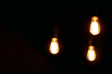 Bulbs, Dark, Vintage