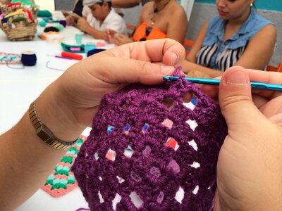 Crochet crafts thread photo