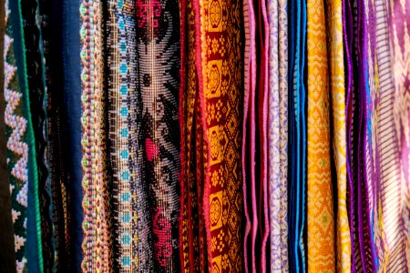 Indonesia, Sasak village sade, Textile