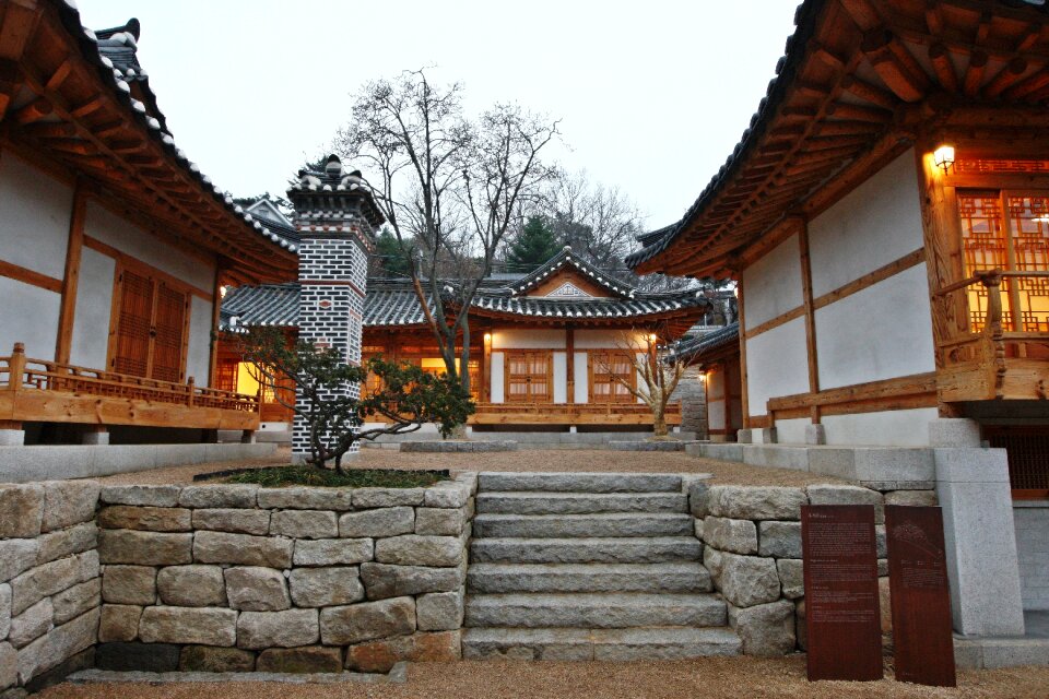 Jongno city circle seamless