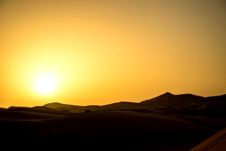 landscape photography of desert