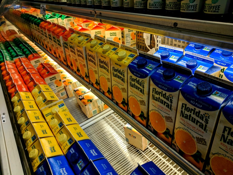 Orange juice, Grocery store, Juice