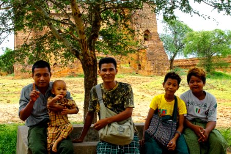 Old bagan, Myanmar burma, People photo
