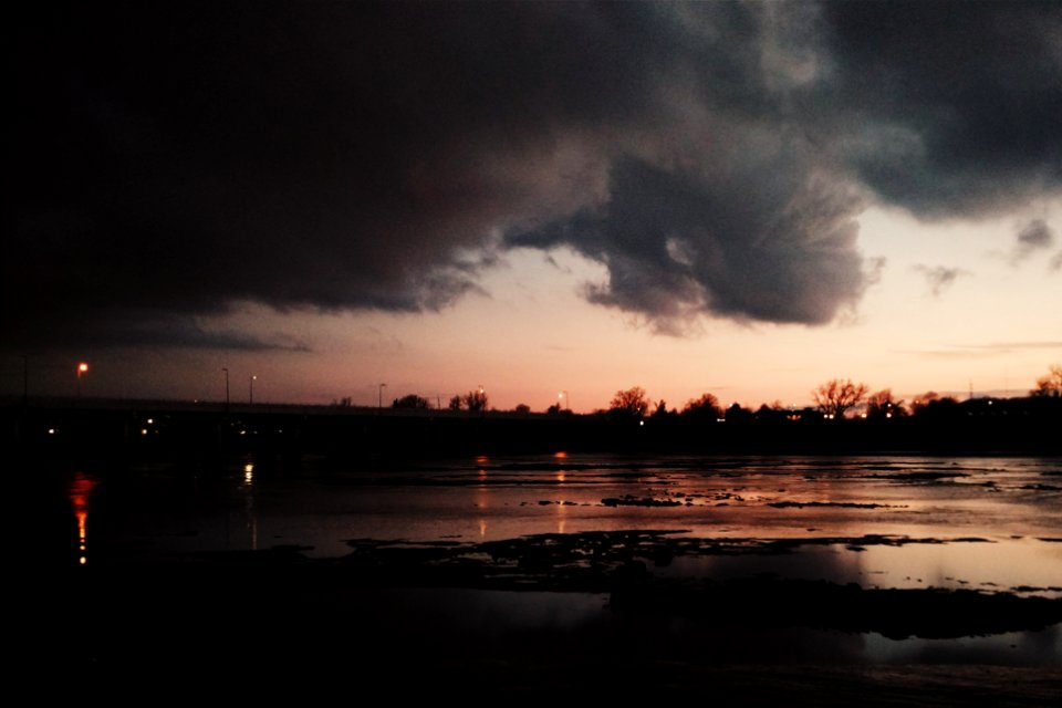 Evening, Night, Sunset
