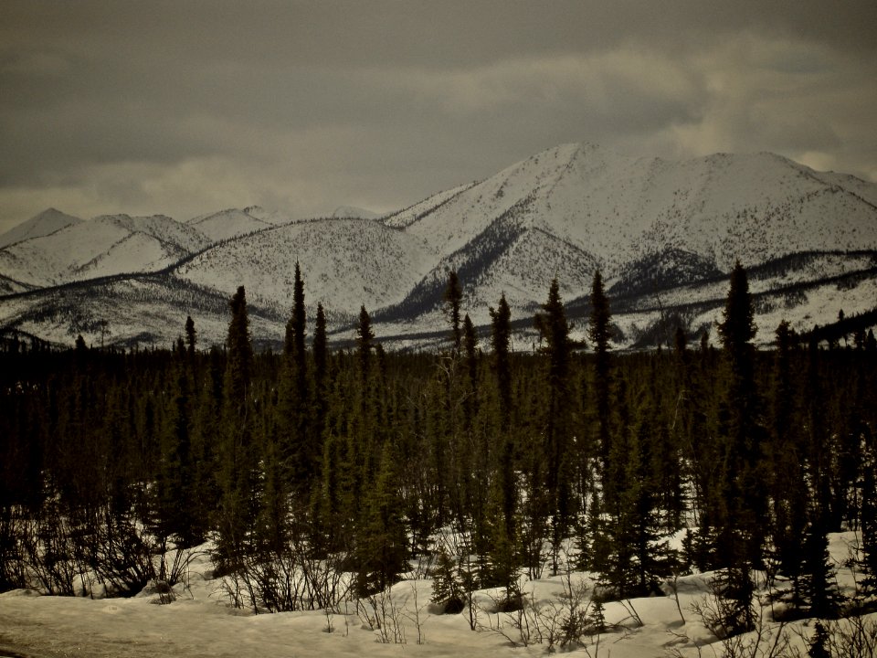 Snow, Mountains, Alaska