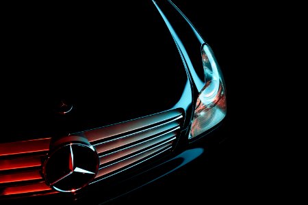 black Mercedes-Benz vehicle