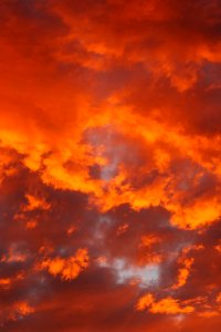 Sky, Clouds, Orange photo