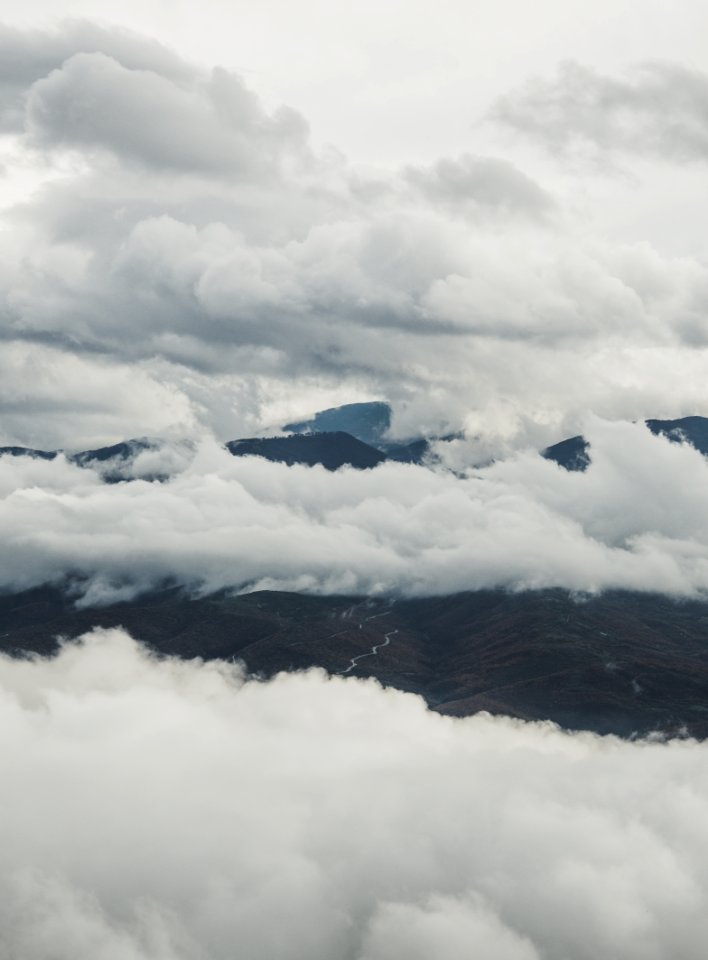 Nature, Clouds, Mountains