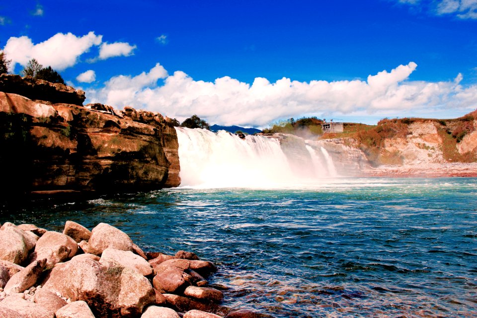 Maruia falls scenic reserve, Shen, Oah