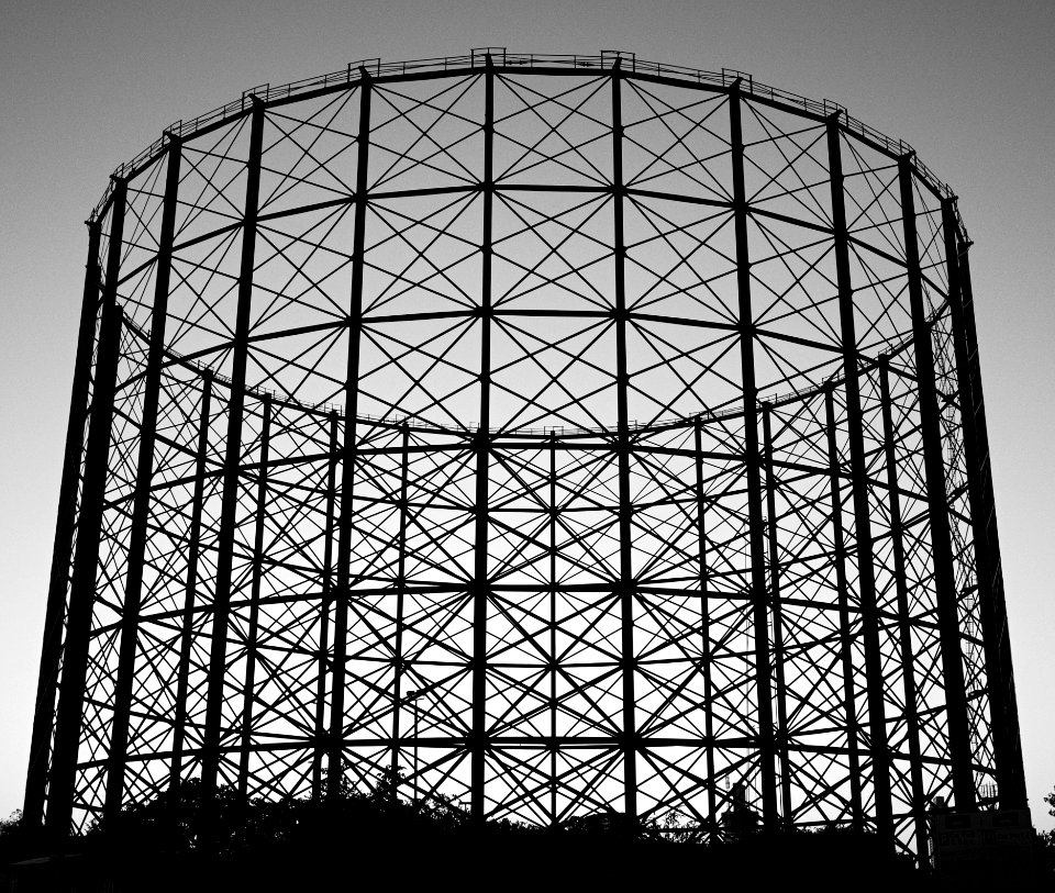silhouette of dome sculpture