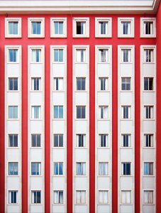white and red concrete building photo