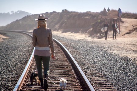Del mar, United states, Walking