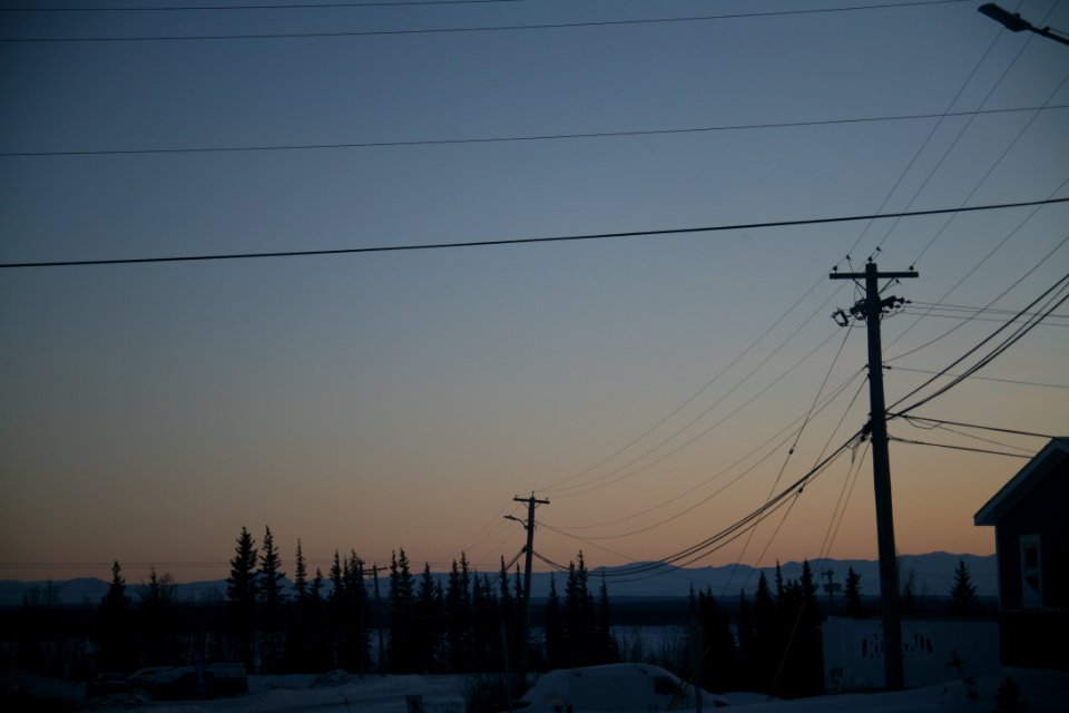 Canada, Fort simpson, Power lines