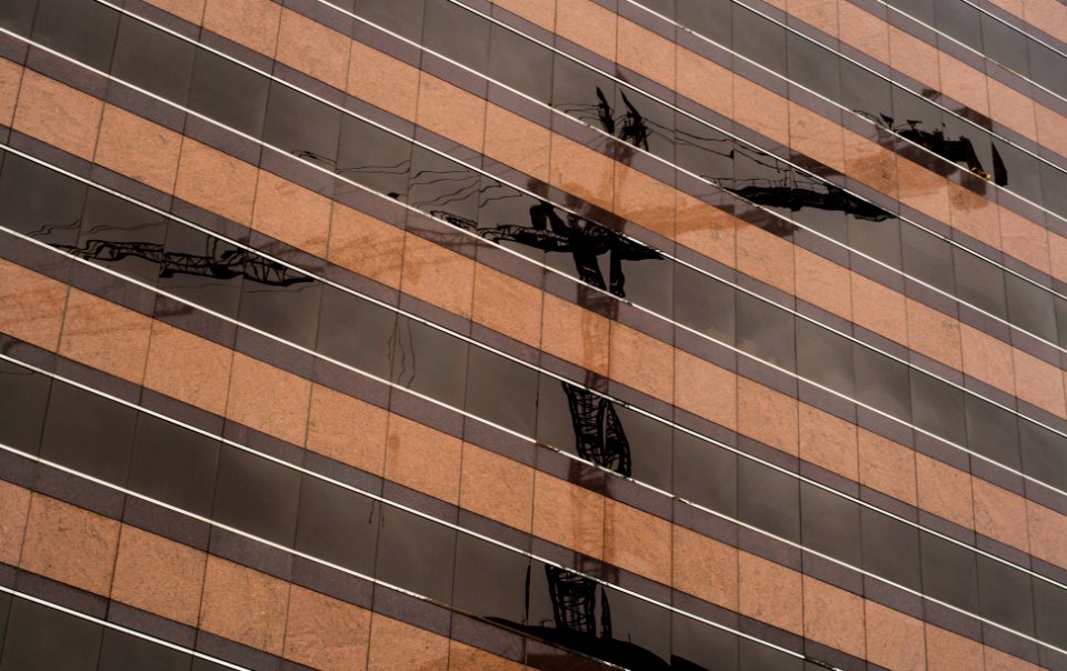 Crane, City, Building