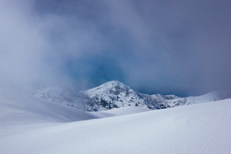 landscape photo of snow covered mountain photo