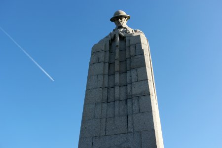 The brooding soldier, Langemark poelkapelle, Belgium