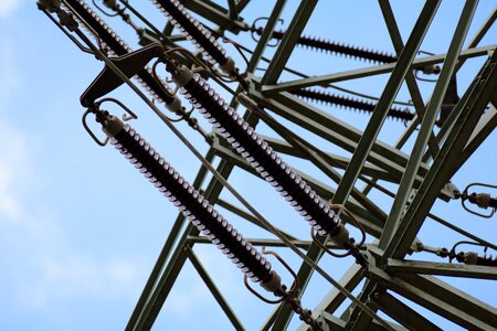 Power line electricity high voltage photo