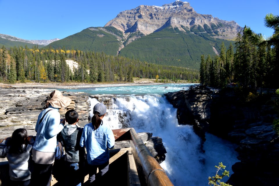 Canadian rockies, Canada, Water fall