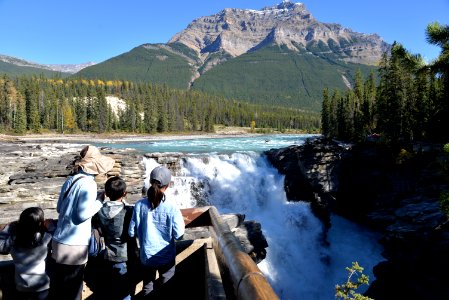 Canadian rockies, Canada, Water fall