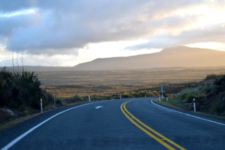Tongariro national park, New zeal, Road photo