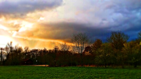 Nature sky landscape photo