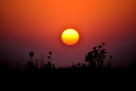 Sunset, Sun, Magic light