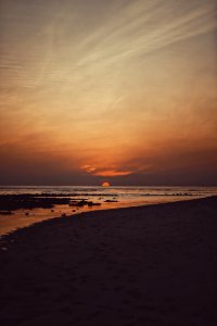 Maldives, Sunset, Bathalaa