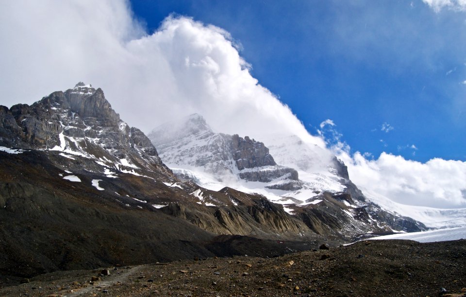 Canada, Cloud, Rocks