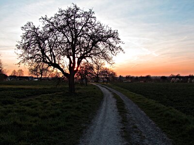 Landscape sunset twilight