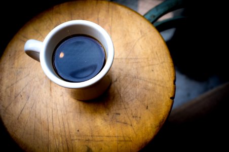 Cup, Wood, Cafe
