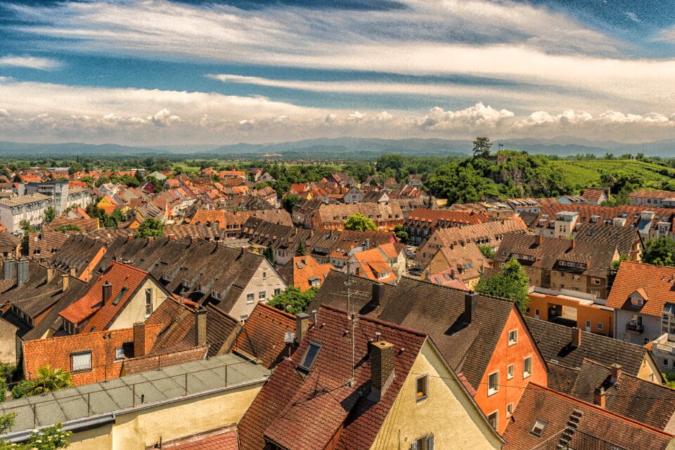 Historic center about breisach photo