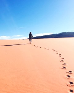 Coral pink s,  dunes road, Kanab