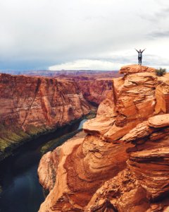 Horseshoe bend, United states, Orange photo