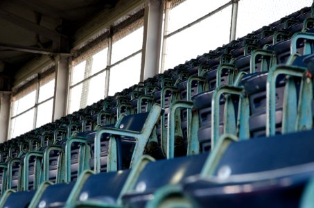 empty bleachers photo